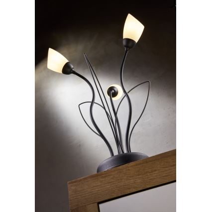 Jupiter 2065 - Lampe de table GLORIOSA 3xG9/14W/230V noire