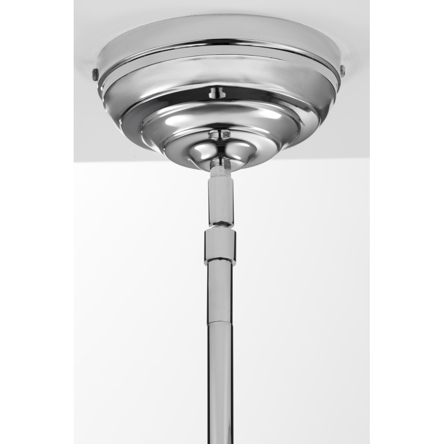 Jupiter 2071 - Deckenleuchte mit Stange PLATINO 1xE27/15W/230V grün/glänzender Chrom