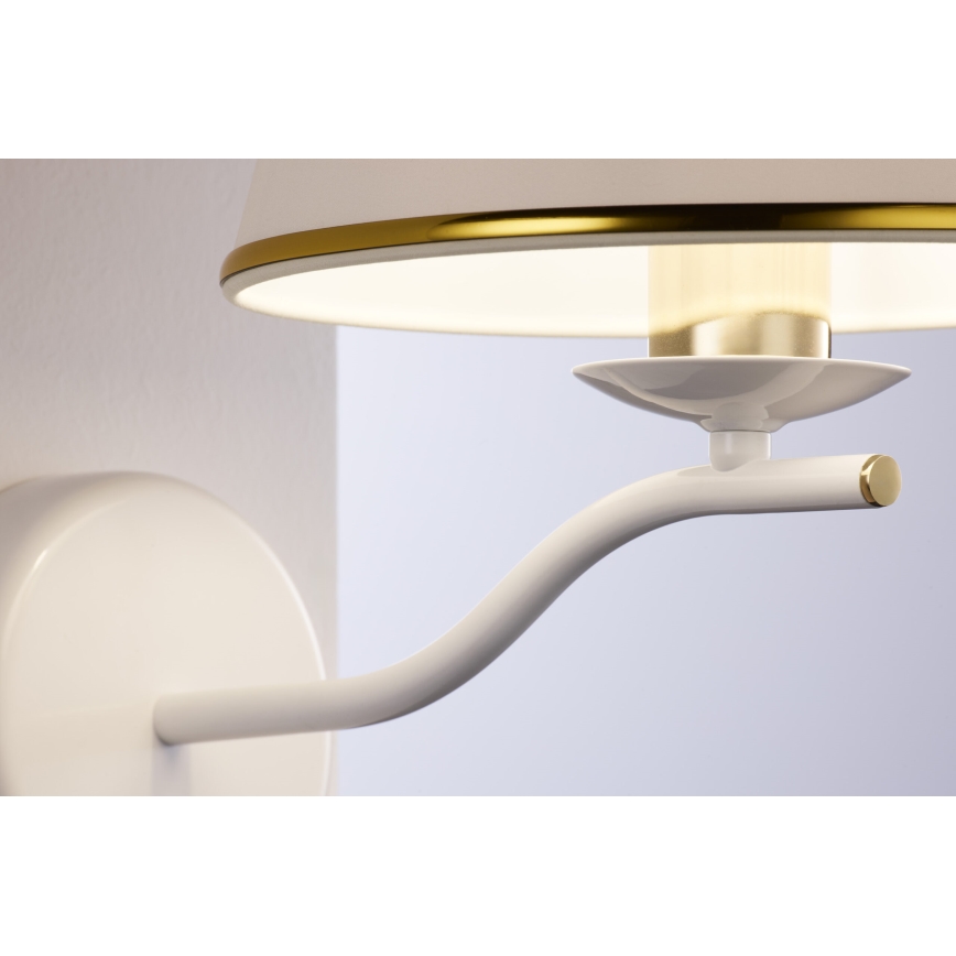 Jupiter 2086 - Applique murale SAMBA 1xE27/15W/230V blanche/dorée