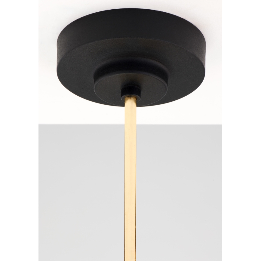 Jupiter 2087 - Lampadario a stelo RAMIREZ 3xE27/15W/230V dorato/nero