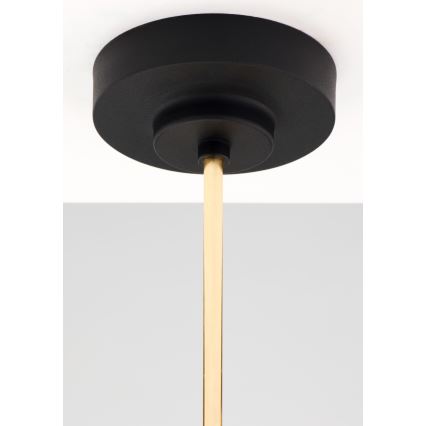 Jupiter 2087 - Lustre sur tige RAMIREZ 3xE27/15W/230V doré/noir