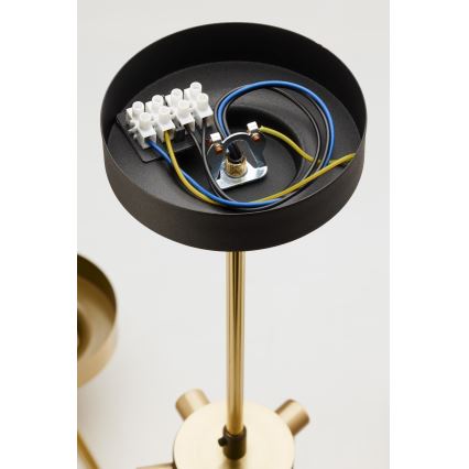 Jupiter 2087 - Stangenleuchte RAMIREZ 3xE27/15W/230V gold/schwarz