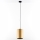 Jupiter 2090 - Hängeleuchte an Kabel CORTINA 1xE27/15W/230V gold/schwarz