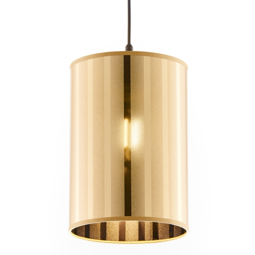 Jupiter 2090 - Hängeleuchte an Kabel CORTINA 1xE27/15W/230V gold/schwarz