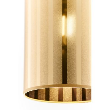 Jupiter 2090 - Hängeleuchte an Kabel CORTINA 1xE27/15W/230V gold/schwarz