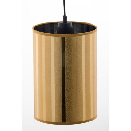 Jupiter 2090 - Hängeleuchte an Kabel CORTINA 1xE27/15W/230V gold/schwarz