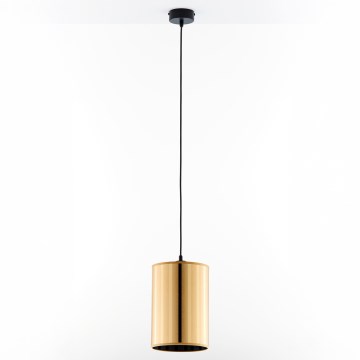 Jupiter 2090 - Lampadario sospeso a cavo CORTINA 1xE27/15W/230V oro/nero