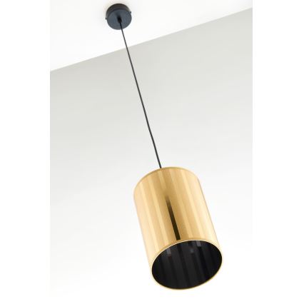 Jupiter 2090 - Suspension sur câble CORTINA 1xE27/15W/230V doré/noir