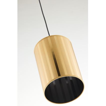 Jupiter 2090 - Suspension sur câble CORTINA 1xE27/15W/230V doré/noir