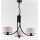 Jupiter 2103 - Lampadario a catena ARTHUR 3xE27/15W/230V bianco/nero/finitura effetto marmo