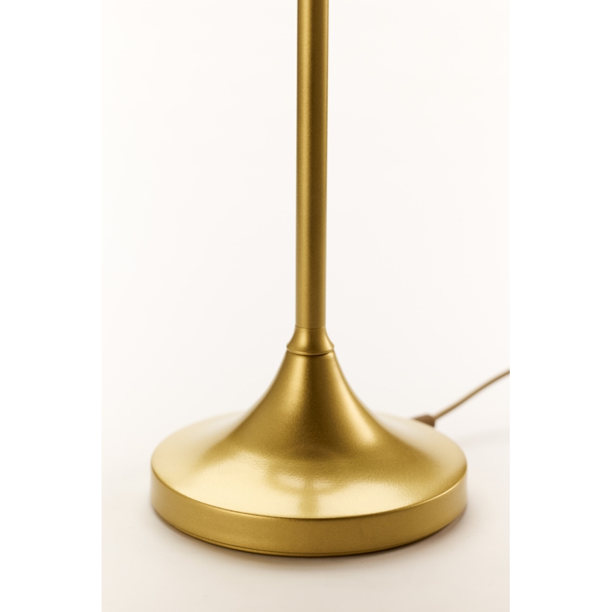 Jupiter 2112 - Lampada da tavolo KASZMIR 1xE27/15W/230V bianco/oro/effetto marmo