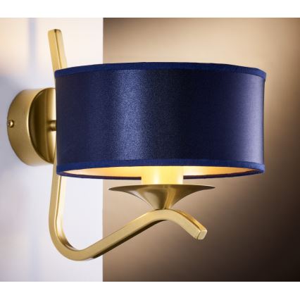 Jupiter 2115 - Applique murale KASZMIR 1xE27/15W/230V bleu/doré