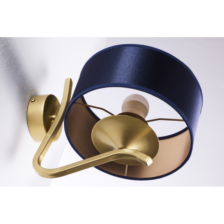 Jupiter 2115 - Applique murale KASZMIR 1xE27/15W/230V bleu/doré