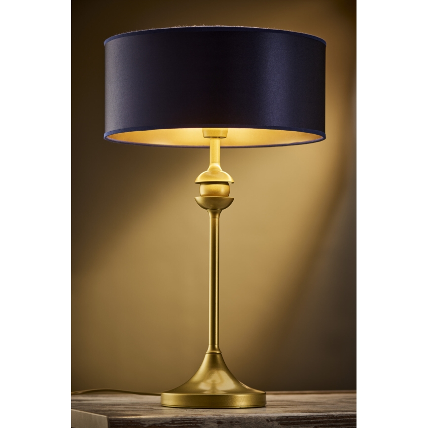 Jupiter 2116 - Lampada da tavolo KASZMIR 1xE27/15W/230V blu/oro