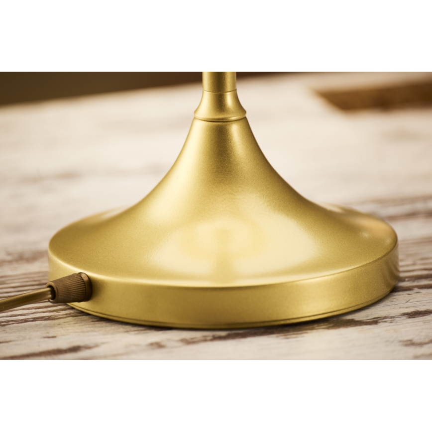 Jupiter 2116 - Lampada da tavolo KASZMIR 1xE27/15W/230V blu/oro