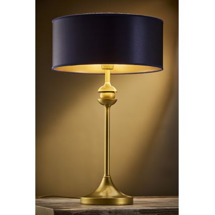 Jupiter 2116 - Tischlampe KASZMIR 1xE27/15W/230V blau/gold