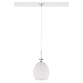 Jupiter 2181 - Pendelleuchte an Kabel ARIA 1xE27/15W/230V glänzender Chrom