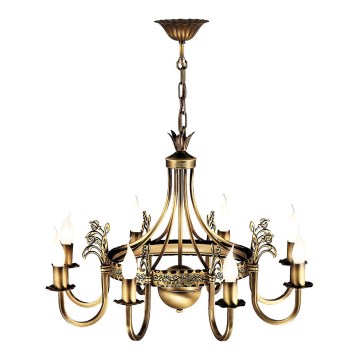 Jupiter 278 - KO 8 - Lampadario a sospensione con catena KORONA 8xE14/40W/230V