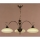 Jupiter 391 BO-3 - Lampadario a sospensione con catena BOLERO 3xE27/60W/230V