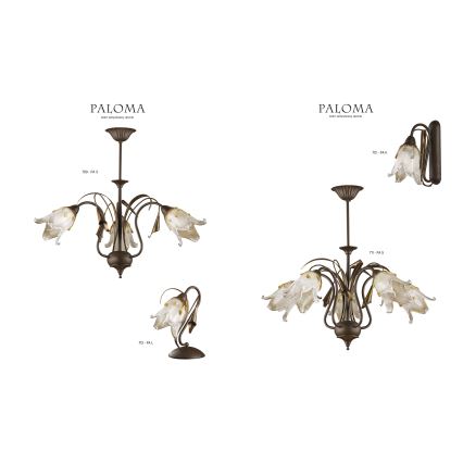 Jupiter 713 - PA L - Lampe de table PALOMA 1xE27/40W/230V