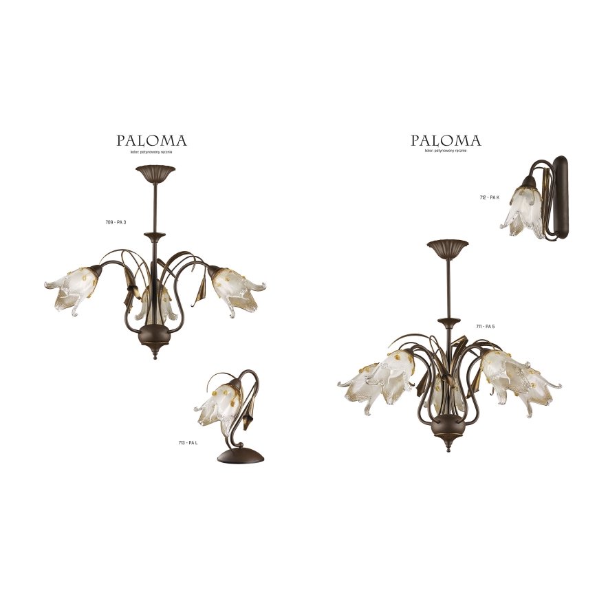 Jupiter 713 - PA L - Lampe de table PALOMA 1xE27/40W/230V