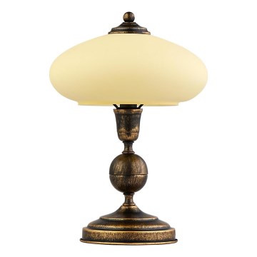 Jupiter - Tischleuchte BOLERO 1xE14/40W/230V beige/bronzen/Patina
