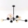 Jupiter - Verre de rechange pour lustre MOKA G9, Ø 12 cm, beige fumé