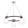 Jupiter - Vetro di ricambio per lampadario BASCO E27 diametro 13 cm bianco
