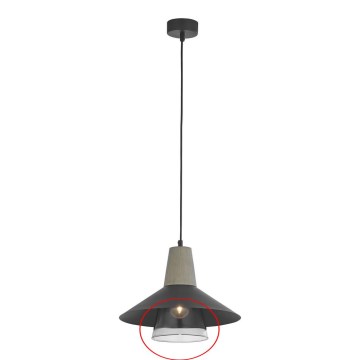 Jupiter - Vetro di ricambio per lampadario BONDY E27 diametro 22 cm limpido
