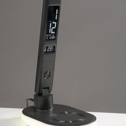 JUST LIGHT. 11018-18 - Dimmbare LED-RGBW-Tischleuchte mit Touch-Funktion und kabelloser Aufladung TINA LED/4W/230V