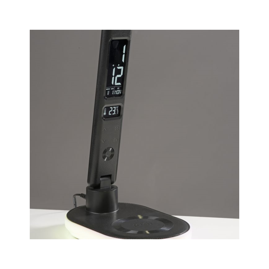 JUST LIGHT. 11018-18 - Dimmbare LED-RGBW-Tischleuchte mit Touch-Funktion und kabelloser Aufladung TINA LED/4W/230V