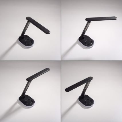JUST LIGHT. 11018-18 - Dimmbare LED-RGBW-Tischleuchte mit Touch-Funktion und kabelloser Aufladung TINA LED/4W/230V