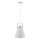 JUST LIGHT. 11060-16 - Lampadario a sospensione con filo EVA 1xE27/60W/230V diametro 26,5 cm bianco