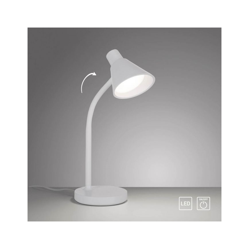 JUST LIGHT. 11248-16 - Lampada da tavolo flessibile a LED PIXIE LED/4,5W/230V bianca