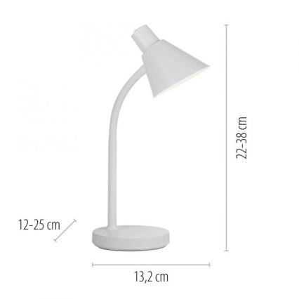 JUST LIGHT. 11248-16 - Lampada da tavolo flessibile a LED PIXIE LED/4,5W/230V bianca