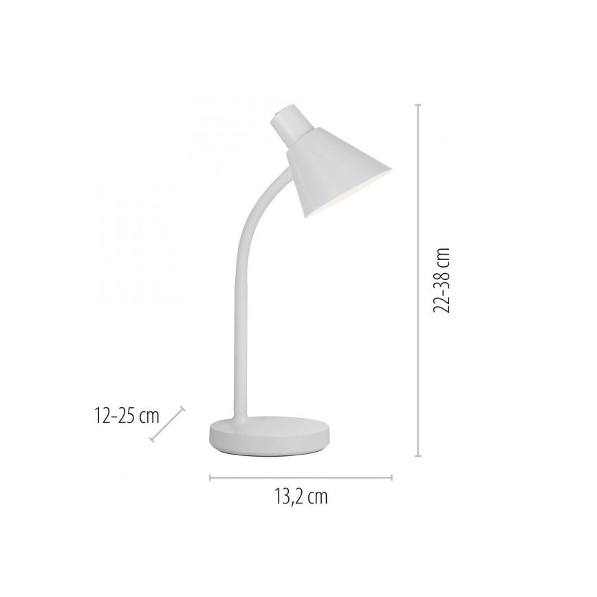 JUST LIGHT. 11248-16 - Lampe de bureau LED flexible PIXIE LED/4,5W/230V blanche