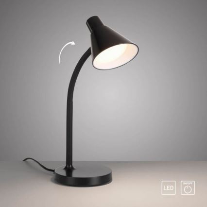 JUST LIGHT. 11248-18 - Lampe de bureau LED flexible PIXIE LED/4,5W/230V noire