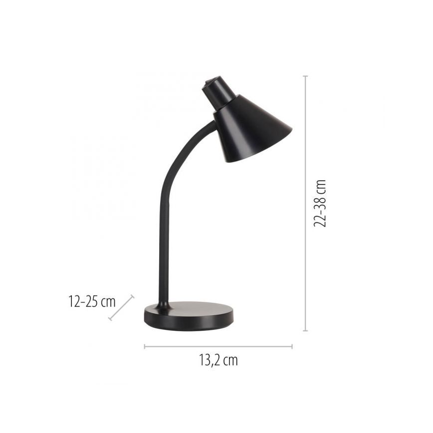 JUST LIGHT. 11248-18 - Lampe de bureau LED flexible PIXIE LED/4,5W/230V noire