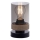 JUST LIGHT. 11310-18 - Tischleuchte PASQUAL 1xE27/40W/230V schwarz/Gummibaum