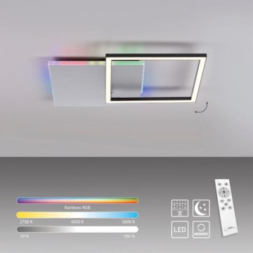 JUST LIGHT. 11327-95 - Plafonnier RGBW à intensité variable RENDA LED/31W/230V 2700-5000K + télécommande