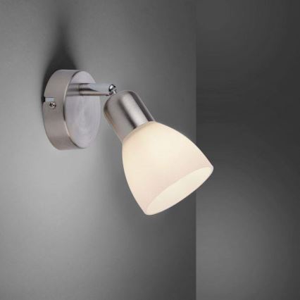 JUST LIGHT. 11951-55 - Wandstrahler KARO 1xE14/40W/230V matt Chrom