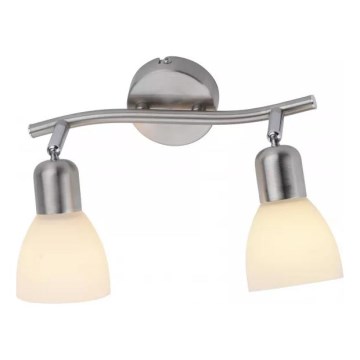 JUST LIGHT. 11952-55 - KARO Spotleuchte 2xE14/40W/230V mattchrom