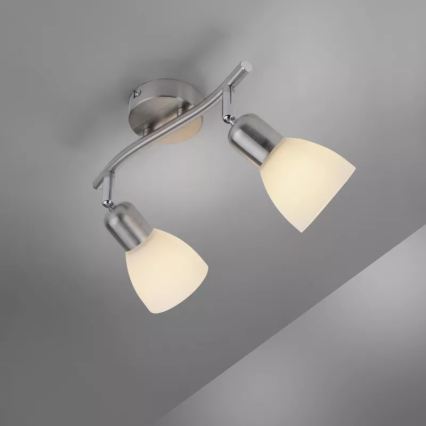 JUST LIGHT. 11952-55 - KARO Spotleuchte 2xE14/40W/230V mattchrom