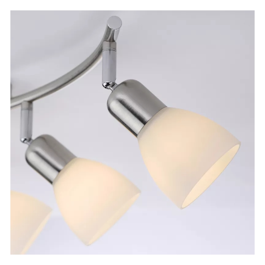 JUST LIGHT. 11953-55 - Spot KARO 3xE14/40W/230V chrome mat