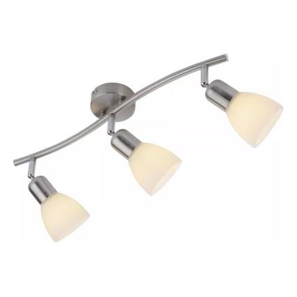 JUST LIGHT. 11953-55 - Spot KARO 3xE14/40W/230V chrome mat