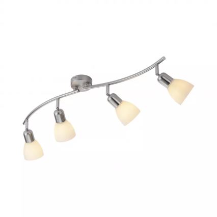 JUST LIGHT. 11954-55 - Spotleuchte KARO 4xE14/40W/230V mattchrom
