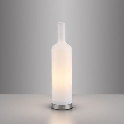 JUST LIGHT. 14006-16 - Lampada da tavolo BOTTLE 1xE14/25W/230V bianca