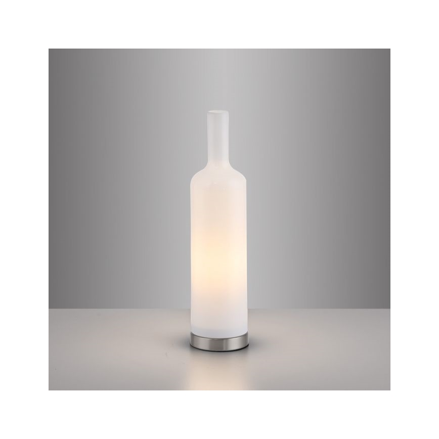 JUST LIGHT. 14006-16 - Lampada da tavolo BOTTLE 1xE14/25W/230V bianca