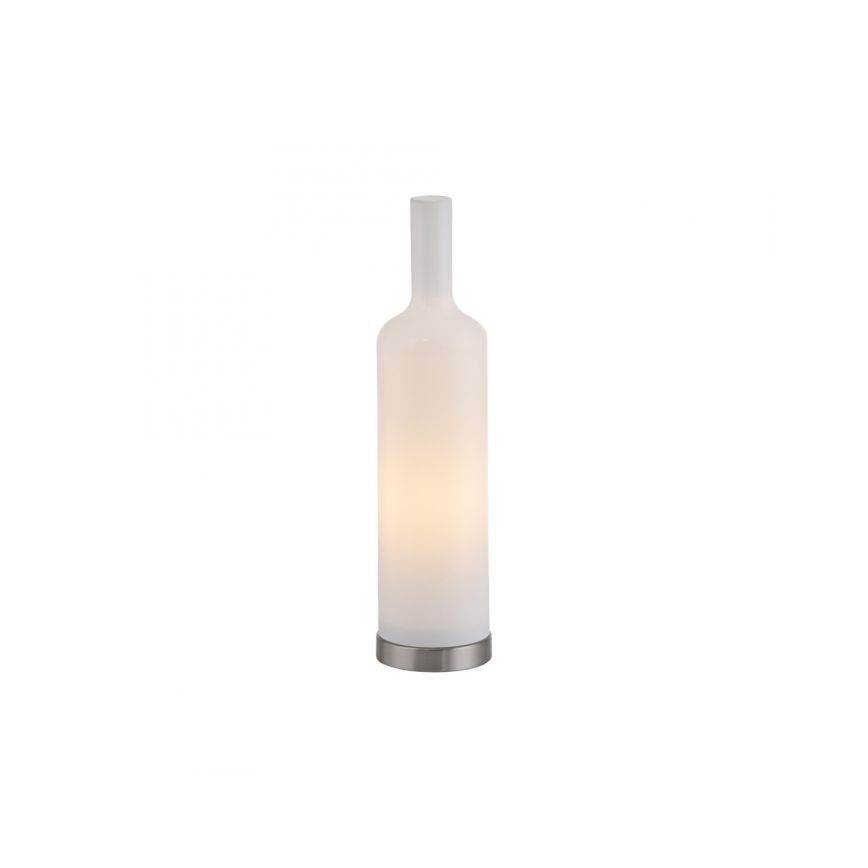 JUST LIGHT. 14006-16 - Lampada da tavolo BOTTLE 1xE14/25W/230V bianca
