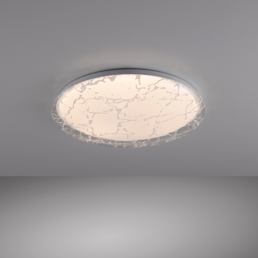 JUST LIGHT. 14008-16 - dimmbare LED-Deckenleuchte ART PLAFO LED/20W/230V 2700-6500K Ø 38 cm weiß + Fernbedienung